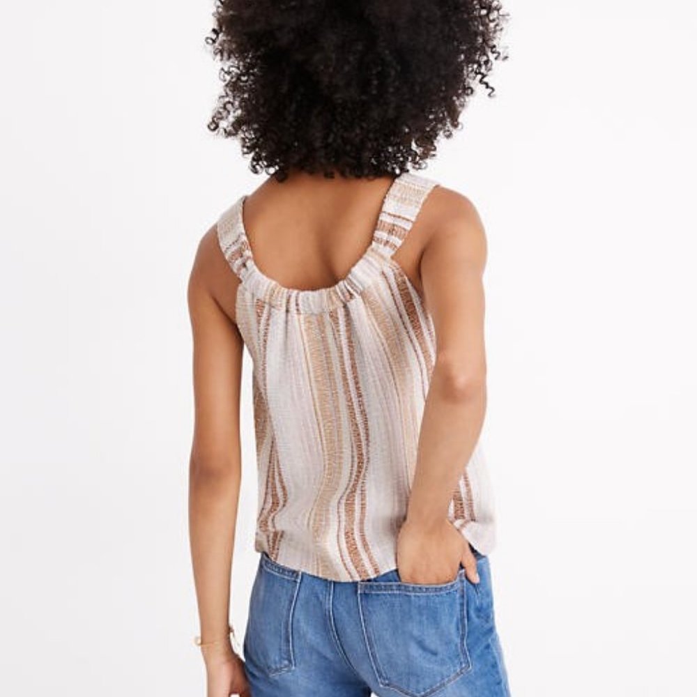 NWT MADEWELL Texture & Thread Tank - Picture 2 of 10